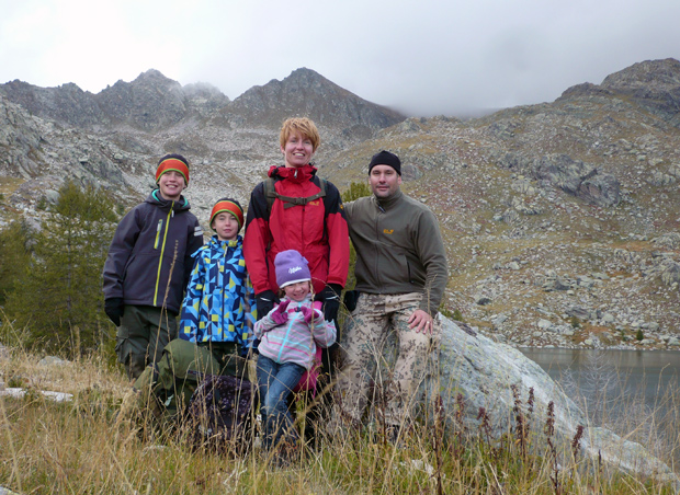 Deckers beim wandern