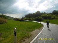 schöne Abfahrt in Hambachtal
